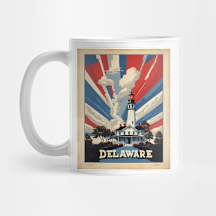 Delaware United States of America Tourism Vintage Poster Mug